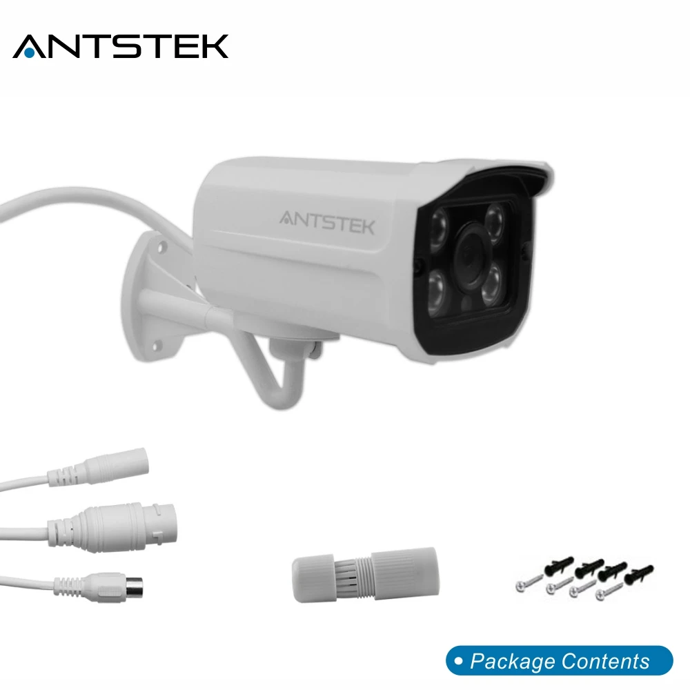 ANTSTEK Full HD 1080 P H.265 Onvif Открытый 2MP Инфракрасный Пуля IP Камера с аудио в Интерфейс