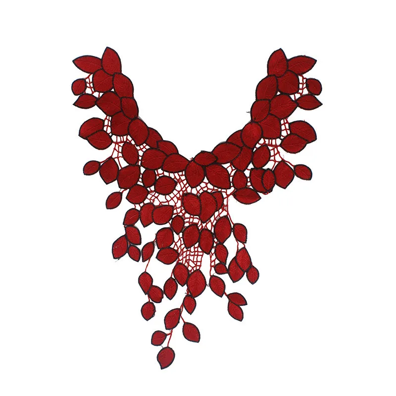 1 шт. кружевная ткань с вышивкой в виде красных листьев|accessories bicycle|accessories