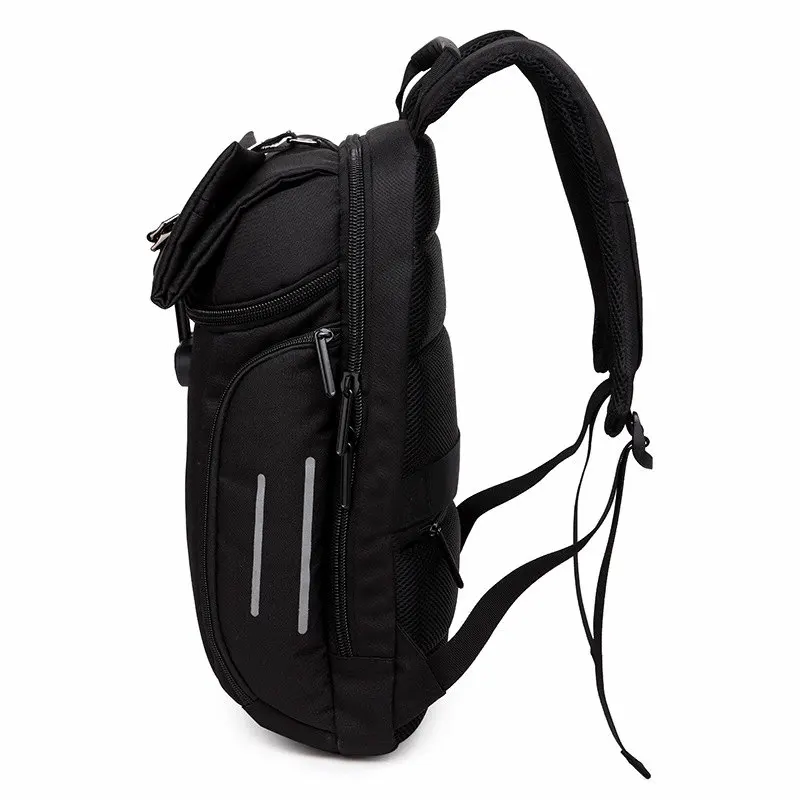 Oxford laptop backpack bag 15.6 inch male creative designer fashion double shoulder computer leisure student anti-theft Back | Багаж и