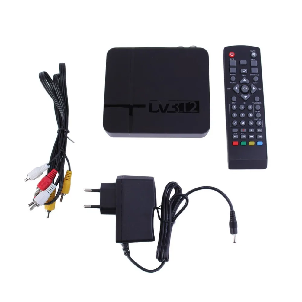 Профессиональный мини HD DVB-T2 цифровой эфирный приемник 1 Гб + 8 телеприставка