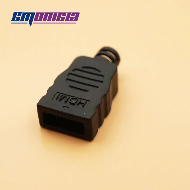 Пластиковый корпус smonsy для HDMI совместимого штекера паяльный соединитель