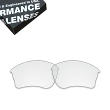 ToughAsNails Replacement Lenses for Oakley Half Jacket XLJ Sunglasses Clear Color (Lens Only)