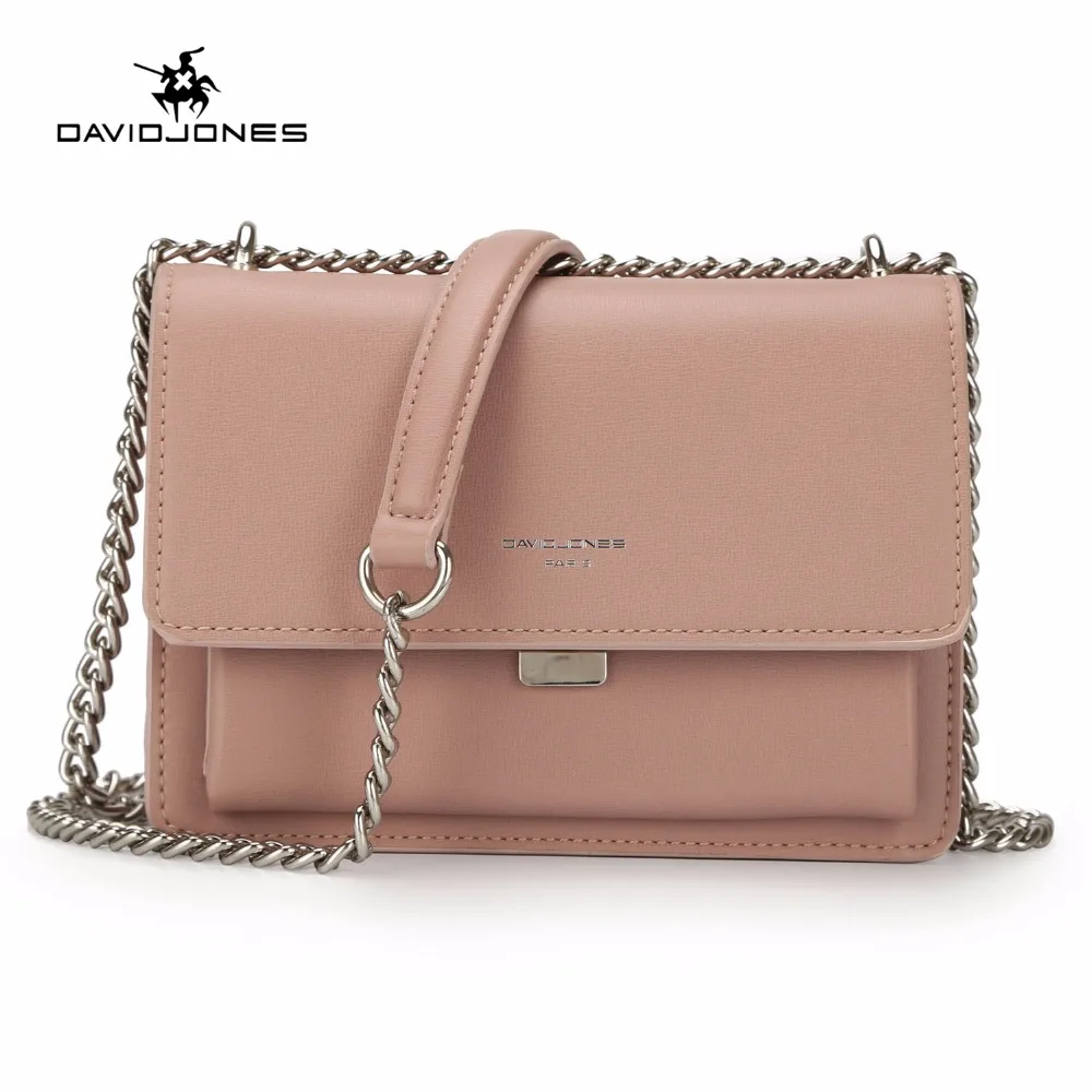 DAVIDJONES женские сумки через плечо искусственная кожа на мини леди Сеть crossbody сумка