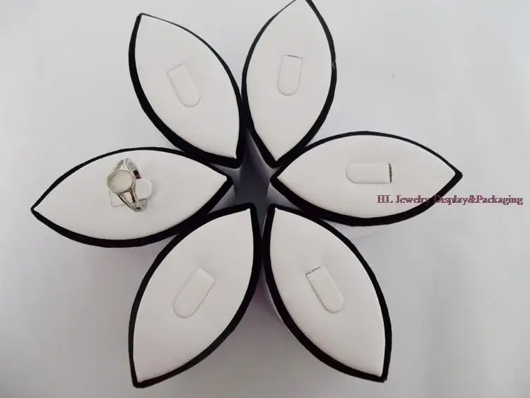 

High Quality 925 Silver Ring Stand Holder Wood Jewelry Display Showcase 90*53*13CM Jewellery Organizer Cases