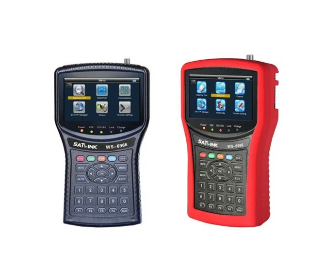 Спутниковый WS-6966 Finder Meter mpeg4 DVB-S2 спутниковый ws 6966 HD HDMI спутниковый Singnal