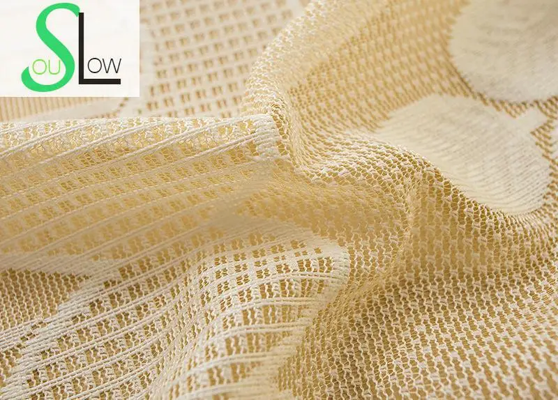 Медленный душ бежевые занавески окно вентиляция украшение гостиная занавеска