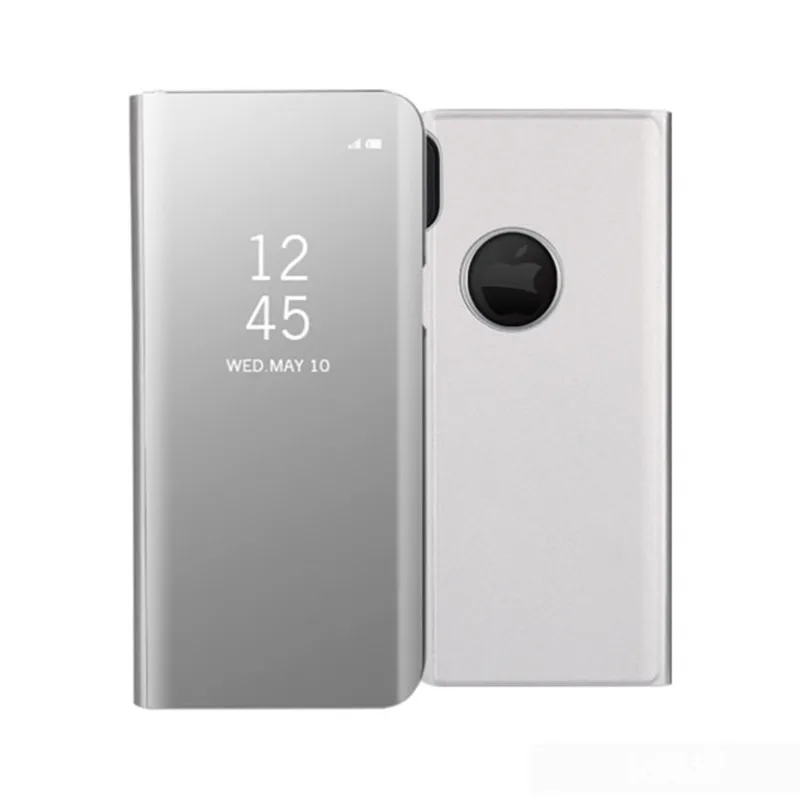 2018 продажа Роскошные Флип PU зеркало флип чехол Clear View Окно Smart Cover кожа Вид из окна