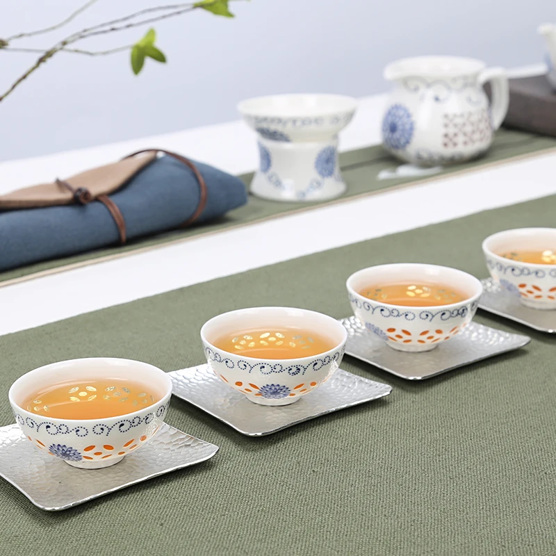 Wourmth 2017 новое поступление керамический чайник gaiwan рыба чайная чашка из фарфора