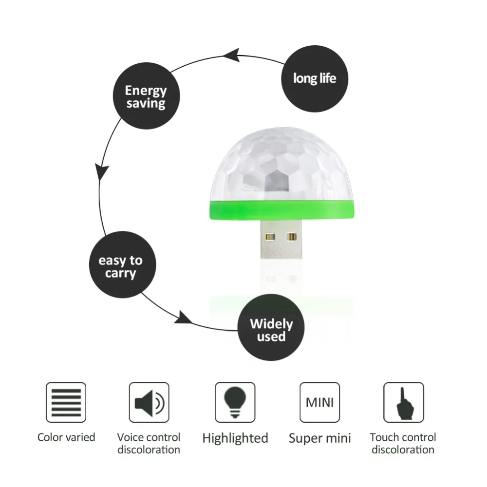 Светодиодная Автомобильная RGB лампа ATcomm для вечеринки декоративное освещение