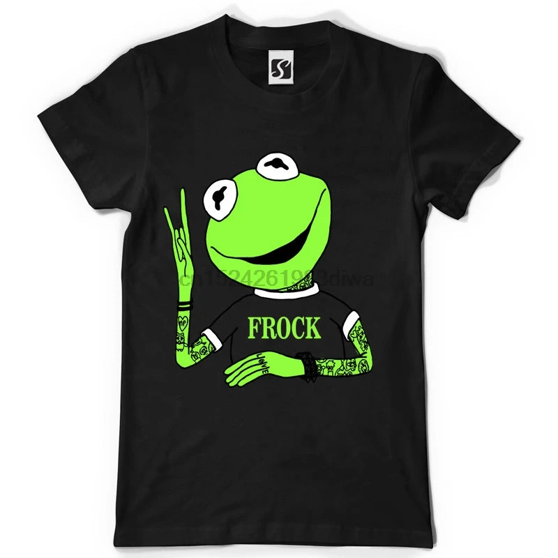 Эксклюзивная Мужская футболка Kermit The Frog Krock Design (SB394)|Мужские футболки| |