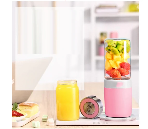 Соковыжималка с USB зарядкой аппарат для приготовления сорбета milkshaker 480 мл бытовая
