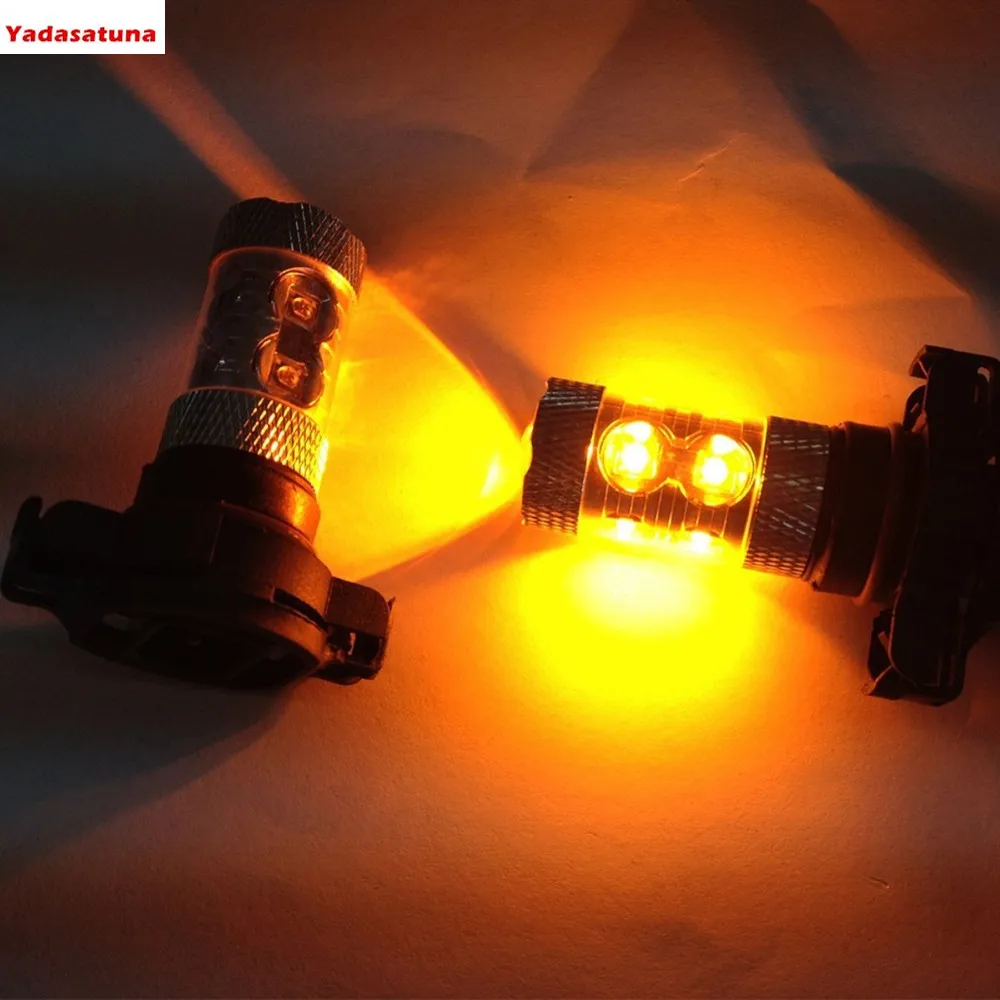 Комплект из 2 предметов новинка PSY24W 50 Вт Янтарный Cree XBD чипы светодиодный