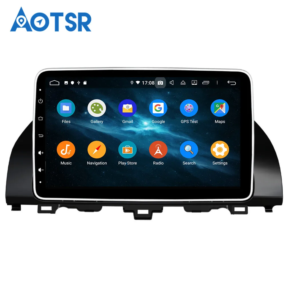 Android 9 4G+ 64G Автомобильный gps навигатор для Honda Accord tenth мультимедийный автомобильный DVD головное устройство радио магнитофон стерео DSP
