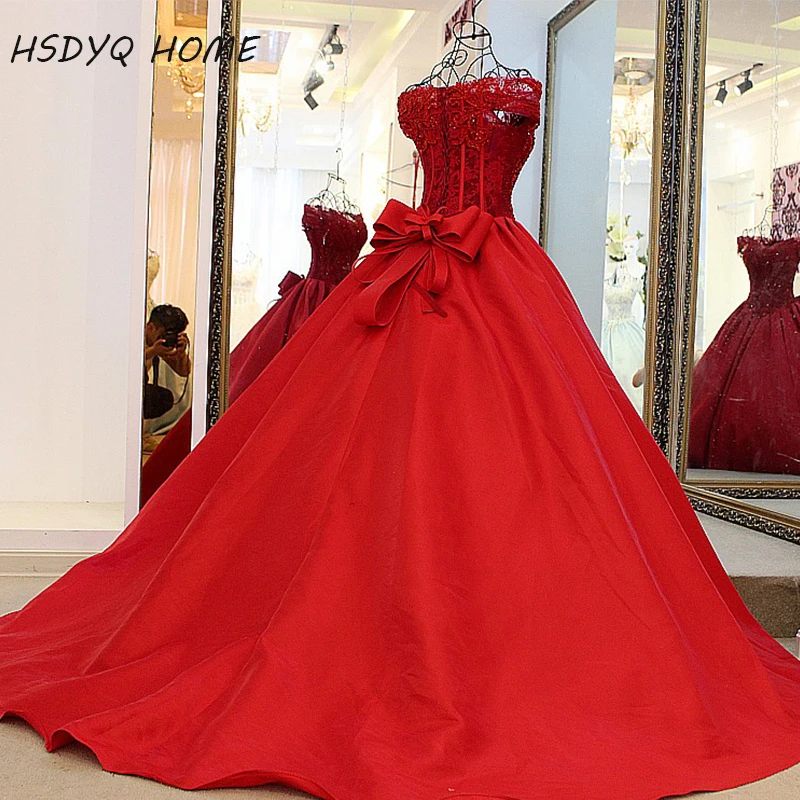 Новое дизайнерское красное вечернее платье для выпускного вечера сезон