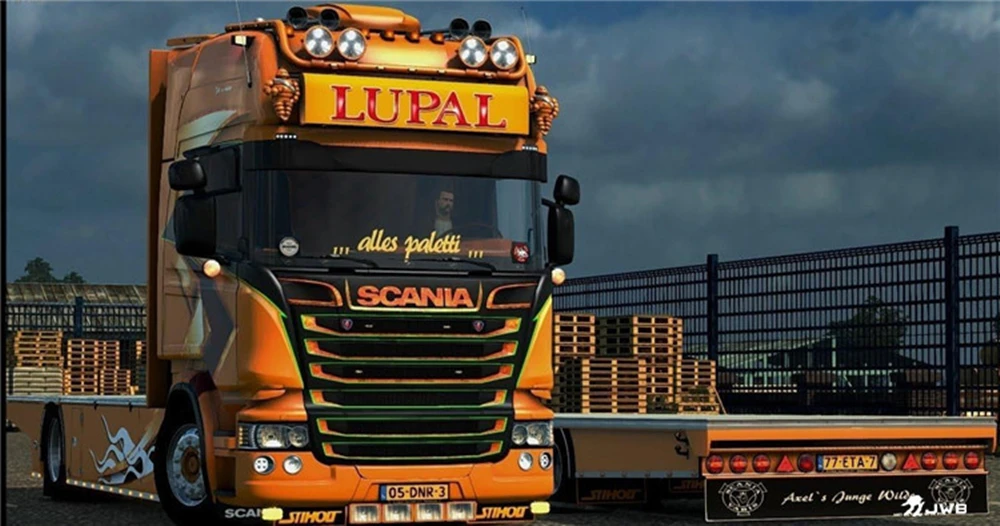 Световой короб scania для рекламы на крыше грузовика с дистанционным