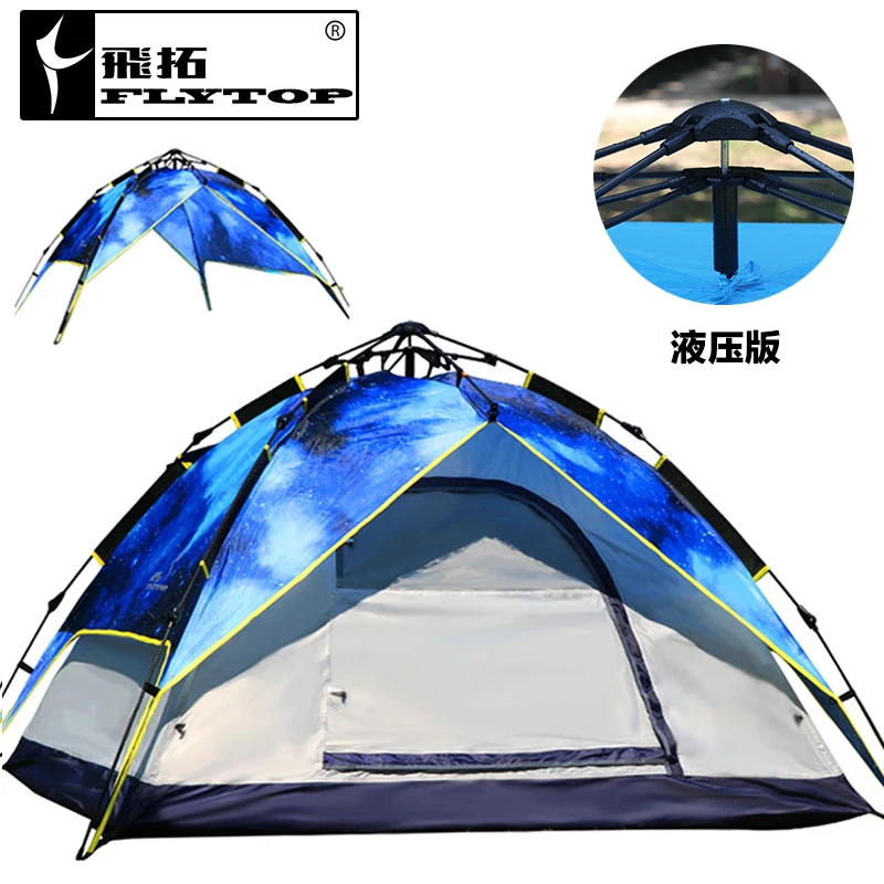 Палатка FLYTOP на 3 4 человек автоматическая для использования дома|tent family|automatic
