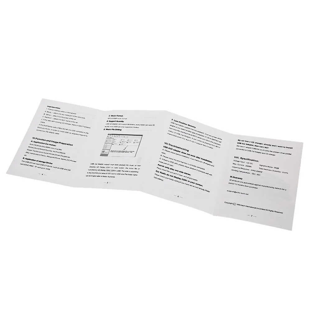 Автомобильный аудио Интерфейс MP3 USB/SD Card Reader адаптер 8 P подключения цифровой CD