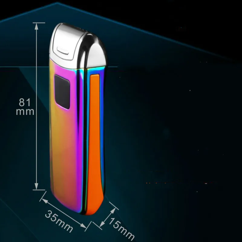 USB Зажигалка двойная дуга ветрозащитный негорящий Электронная зажигалка плазменная зажигалка для мужчин подарок аксессуары для курения