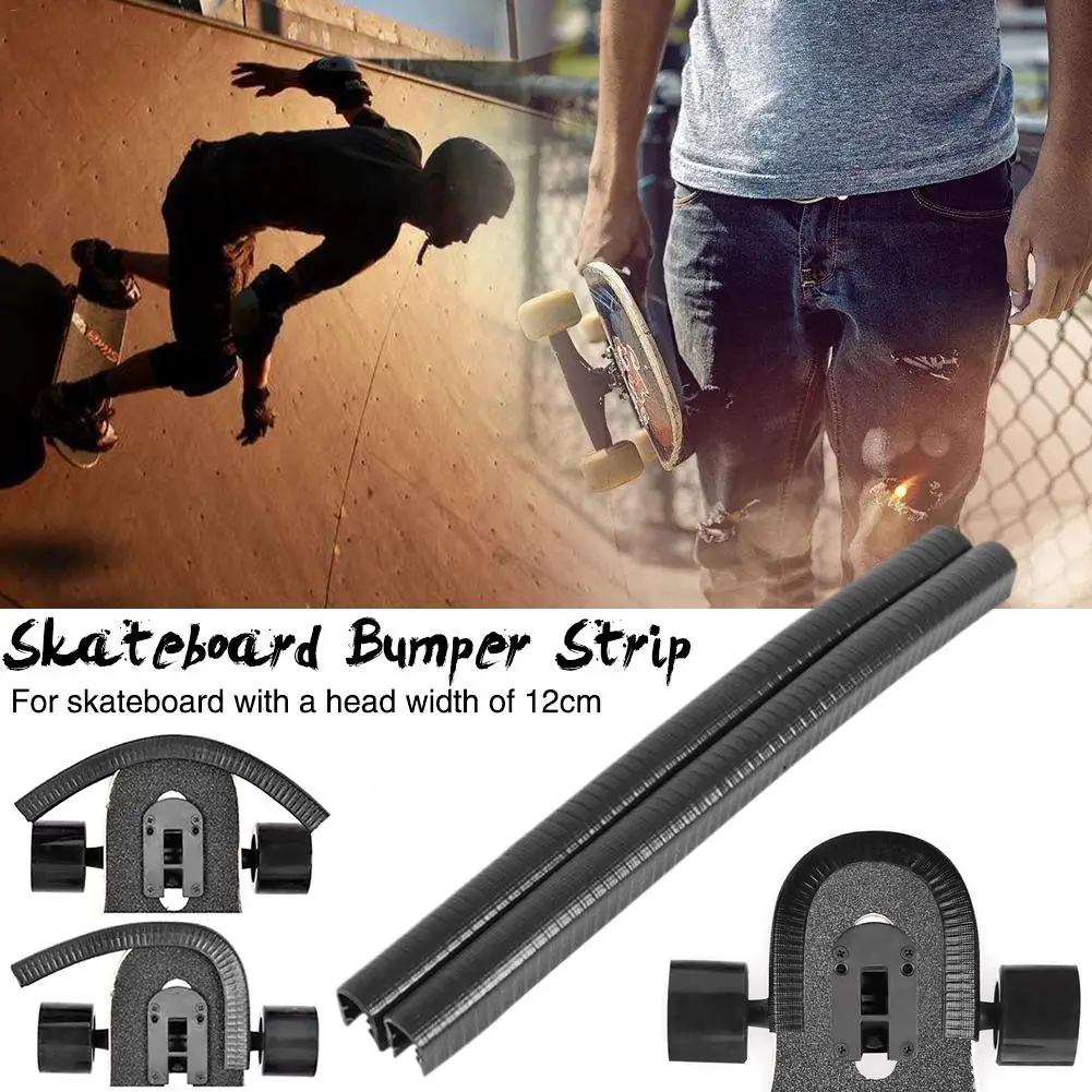

Electric Skateboard Bumper Strip Skate Board Protective Strip Longboard Board Skateboard Deck Anti-collision Strips Sticker Tape