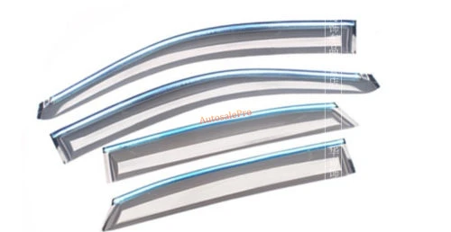 Chrome striS окна козырек от солнца Vent гвардии отражатель для Mitsubishi ASX RVR Outlander Sport 2010 2011 2012 2013