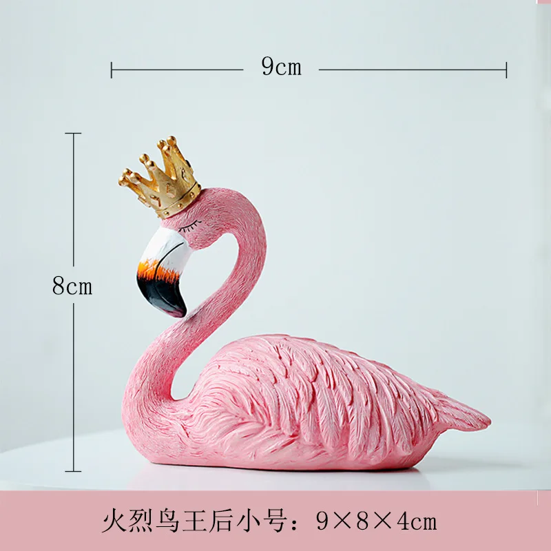Ins фламинго королевское украшение скандинавский домашний декор для гостиной