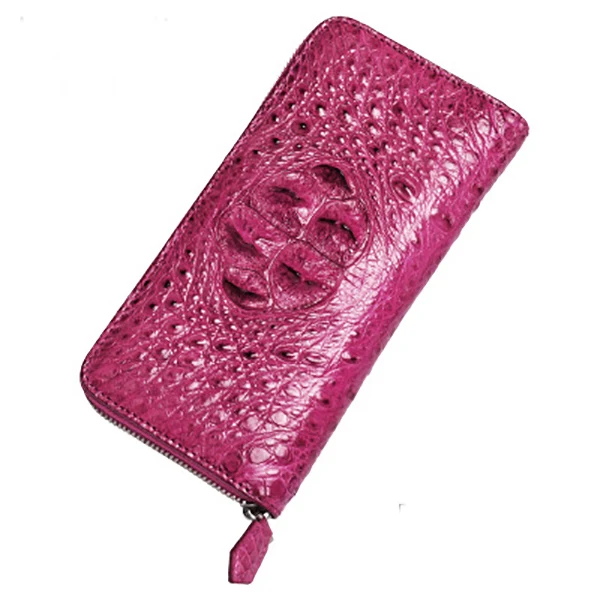 01 rose LAMGSIDI, натуральная крокодиловая кожа, клатч, защитный чехол для iphone x, 6, 7, 8 plus, 5S, SE, роскошная, деловая, благородная, многофункциональная сумка - Цвет: 01 rose