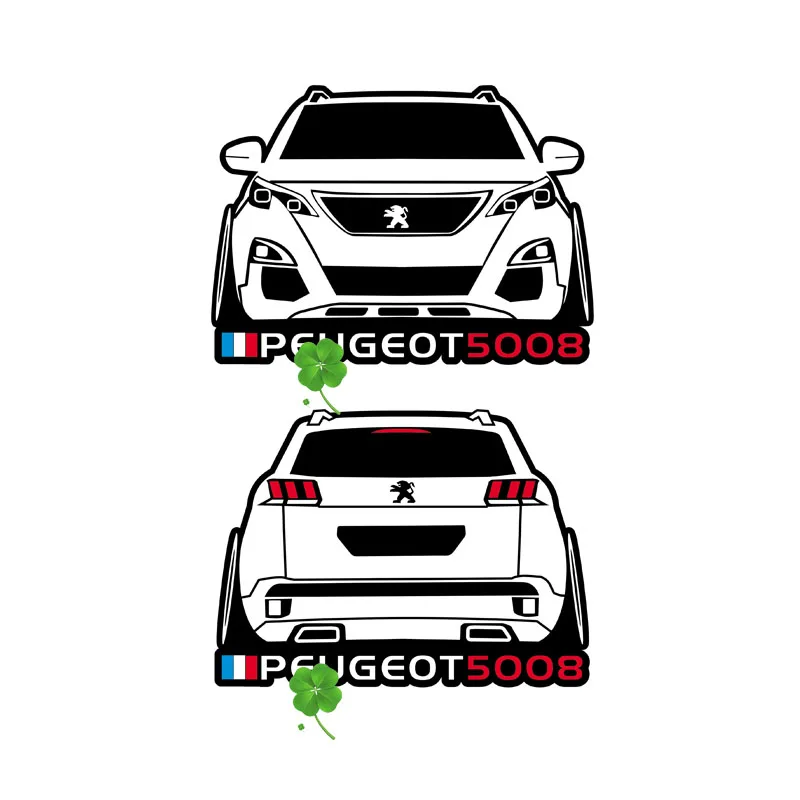 Автостайлинг TAIYAO стикер для спортивного автомобиля Peugeot 3008 4008 5008 GT бесплатная