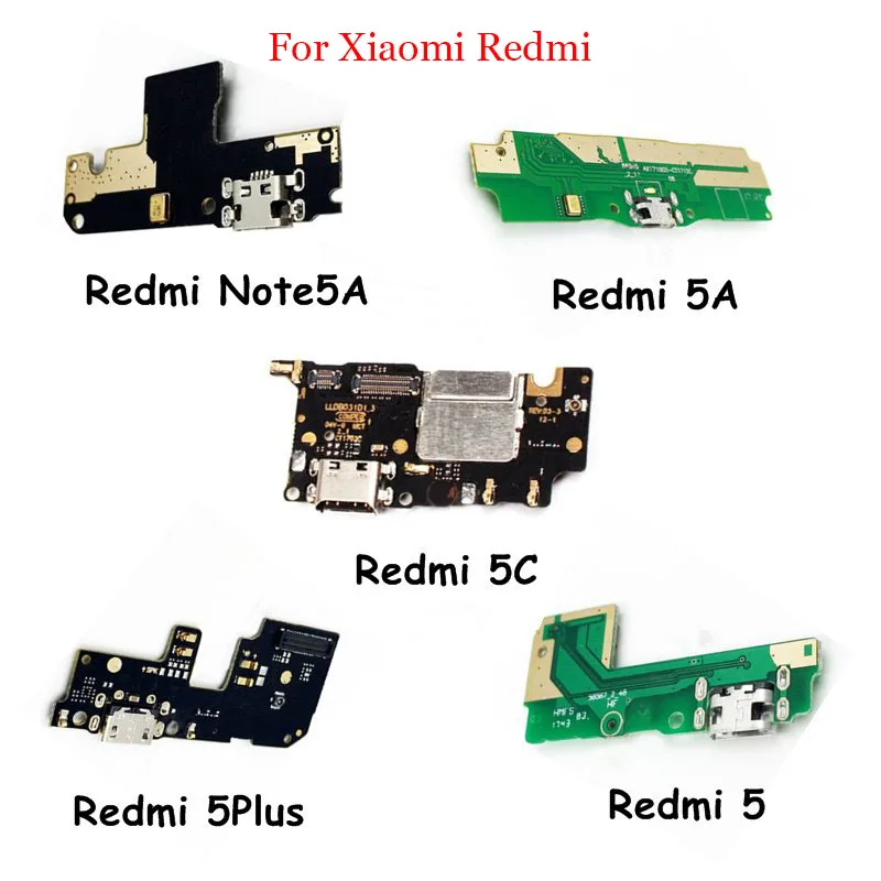 Плата зарядного USB порта с гибким кабелем для Xiaomi Redmi Note5A 5Plus 5C док разъем