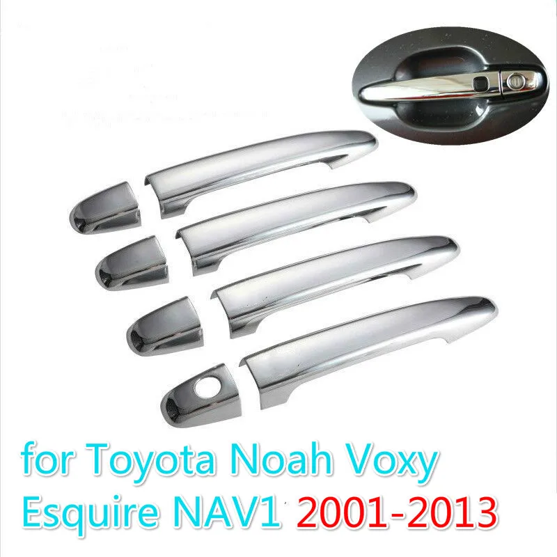 Хромированная накладка на дверную ручку автомобиля для Toyota Ноя Voxy Esoure Nav1 2001 2013