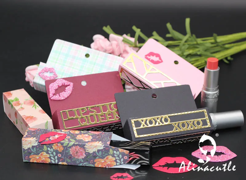 Штампованная металлическая помада королева xoxo чехол Alinacraft альбом для
