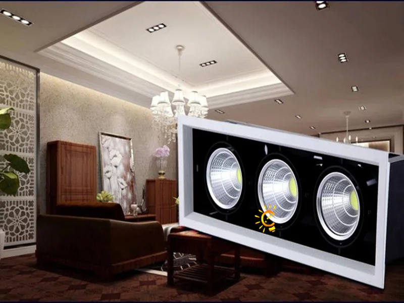Super Bright Surface Mounted square LED Downlight COB 10W 20W 30W Spot light Rotation Ceiling Lamp AC110V 220V | Освещение