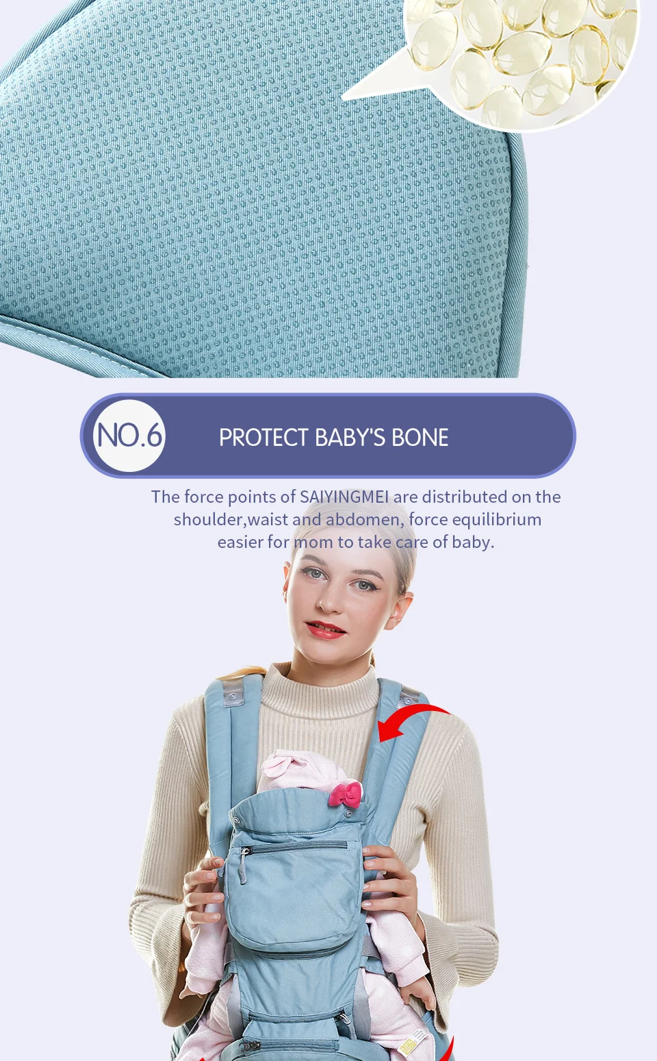 Ссылка для ISRAL VIP Новорожденные детские регулируемый ремень wrap hipeseat