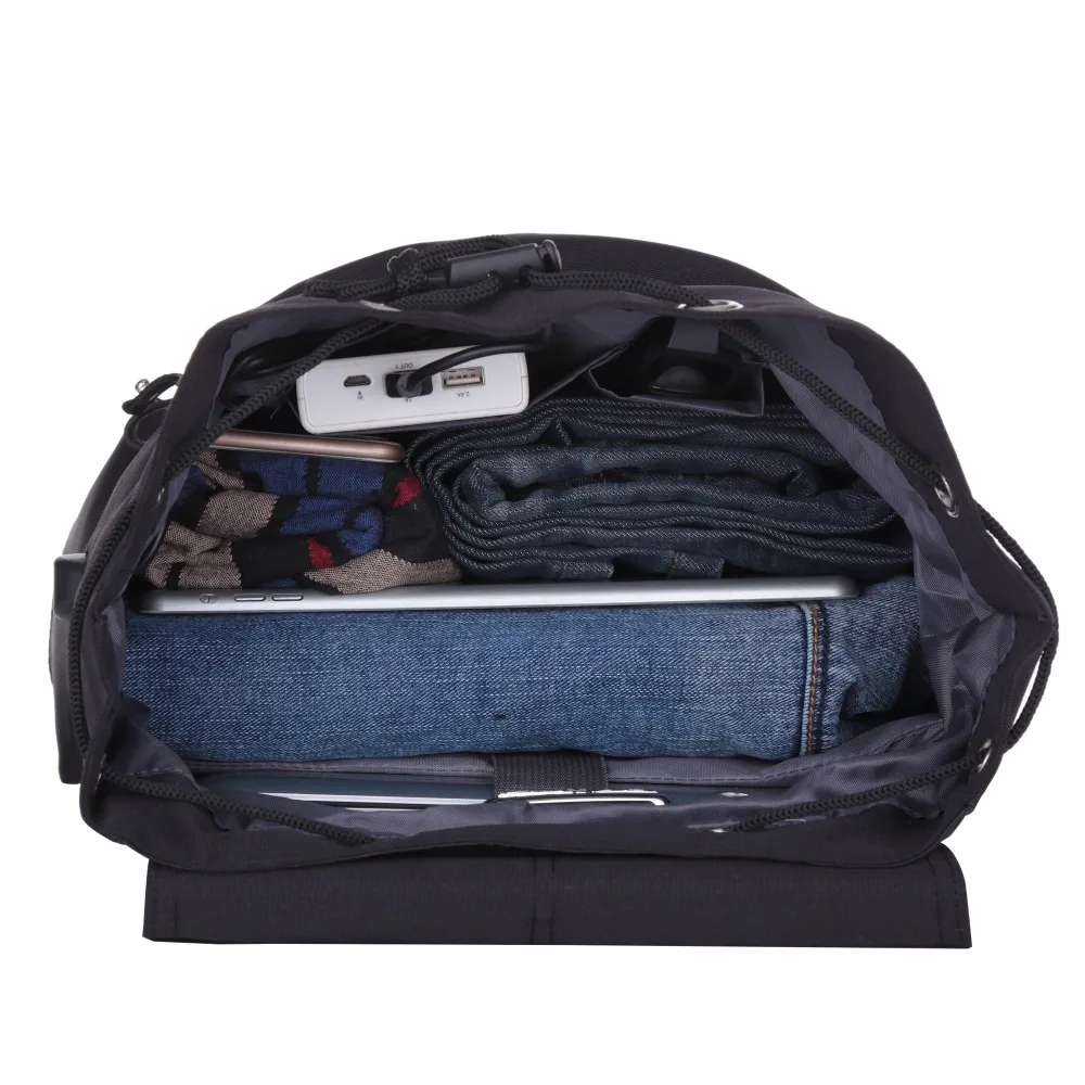 Мужской рюкзак BISON DENIM вместительный водонепроницаемый для ноутбука 15 дюймов с
