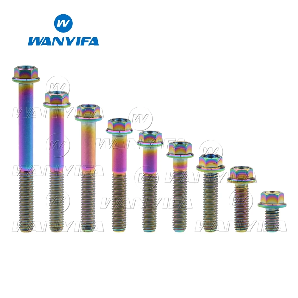 Wanifa Винт С Титановым болтом M6x10 15 20 25 30 35 40 45 50 55 60 65 мм маленький фланец для