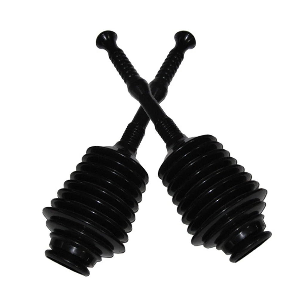 Rubber Handy Home Use Bathroom Toilet Plunger High Pressure Drain Blockages Powerful Unblock Bellows Grip Clear Suction Reusable | Дом и сад