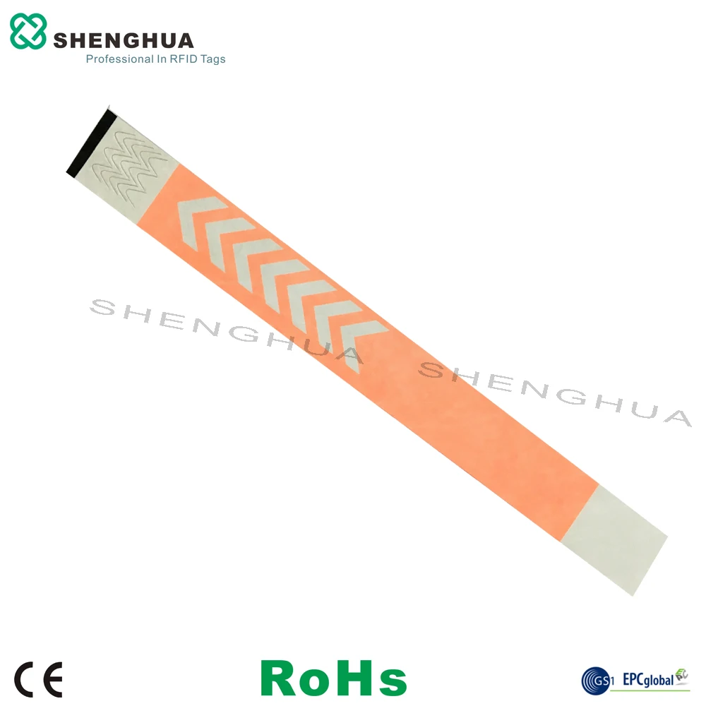 

200pcs New Design RFID UHF Passive Smart Wristbands Bracelet Tag Tyvek Waterproof For Swimming Match School Attendance System