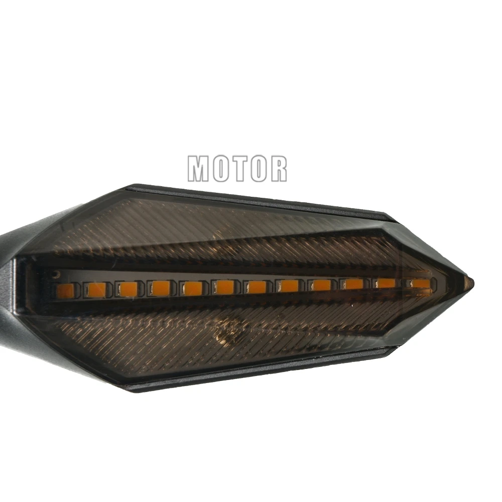 Универсальный 2 шт. мотоцикл поворотник для Honda Yamaha MT YZF Suzuki BMW Kawasaki Ninja ZX Led задний