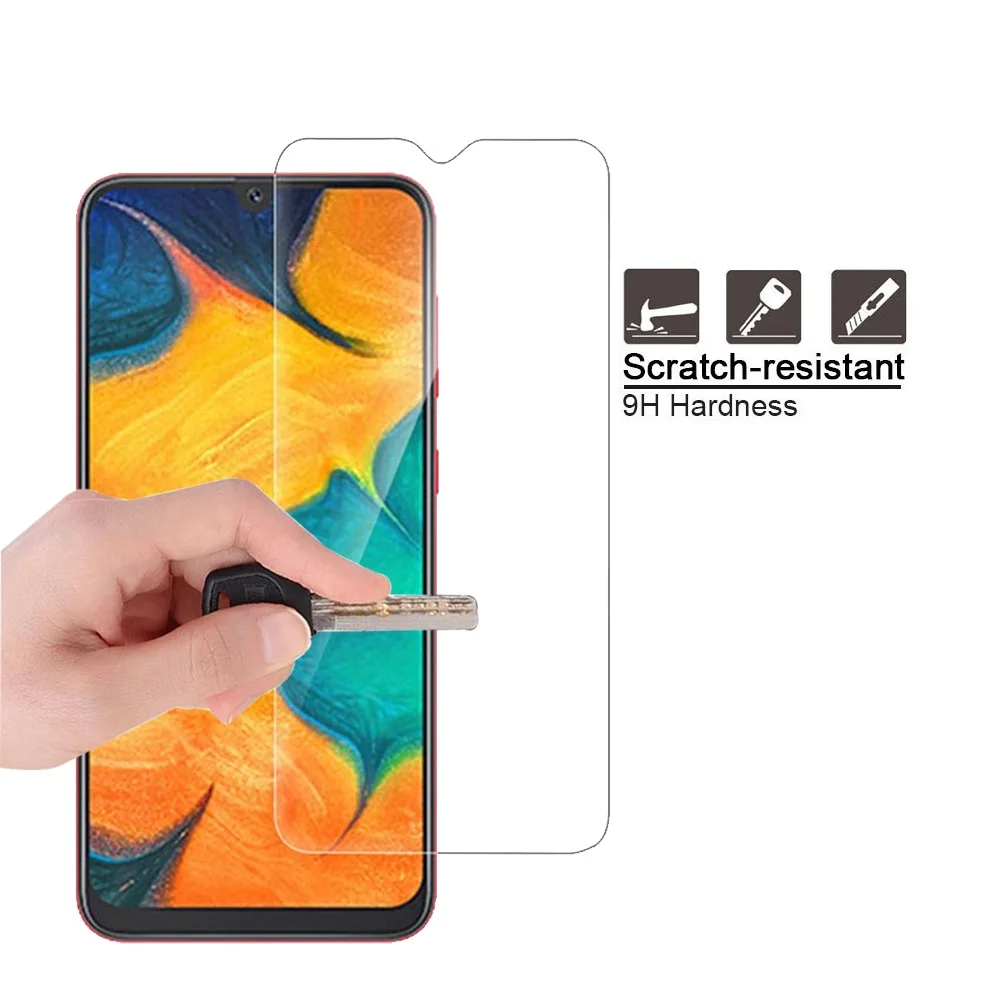 10 шт./лот для Samsung Galaxy A10 A20 A20E A30 A40 A50 A60 A70 A80 A90 прозрачная пленка из закаленного