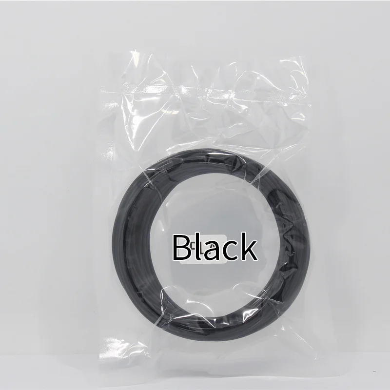 Black Aokin 10 метровый 3D-принтер PLA 1,75 мм нить для 3D-принтера экструдер ручка аксессуары красочные нити печатные материалы - Цвет: Black