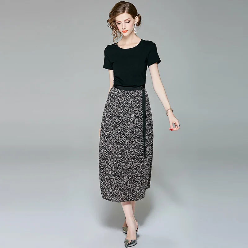 Европейский станция 2018 летние новые женские с короткими рукавами Круглый