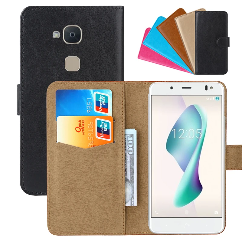 

Luxury Wallet Case For BQ Aquaris VS PU Leather Retro Flip Cover Magnetic Fashion Cases Strap
