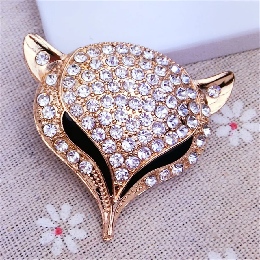 Pf фокс глава горный хрусталь аппликация flatback исправлений ремесел для телефона