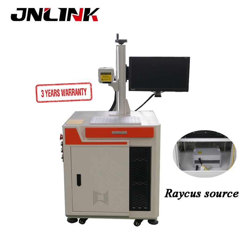 Raycus волоконно лазерная маркировочная машина Настольный алюминиевый рабочий