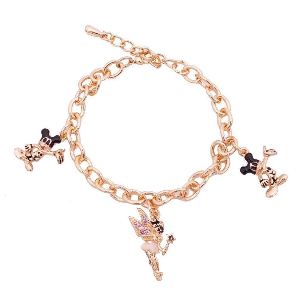 Новое поступление Винтажный Браслет из горного хрусталя сказочная Корона эльфы