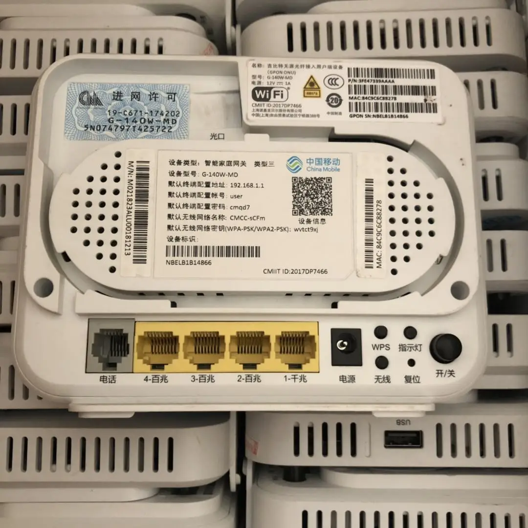 8 шт gpon onu wifi совместим с оптоволокном home OLT G-140W-MD порт 1ge+ 3Fe+ Тел+ WiFi
