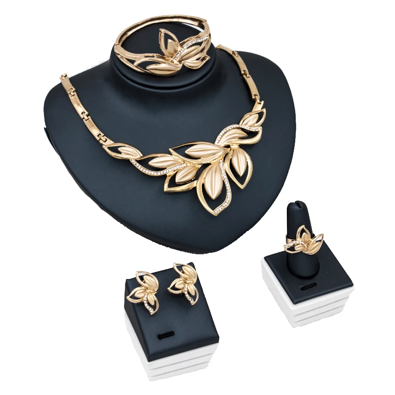 Ювелирное Украшение для костюма Комплект бижутерии женское свадебное ожерелье с