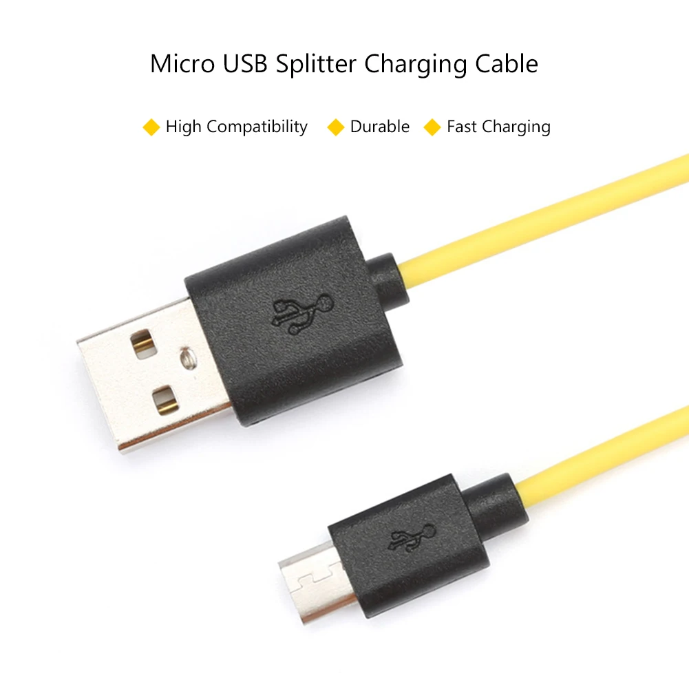 5V/2A Micro USB зарядный кабель 2 0 к разветвитель Кабель 1 шт. 1/2/3/4 зарядки шнур для Samsung