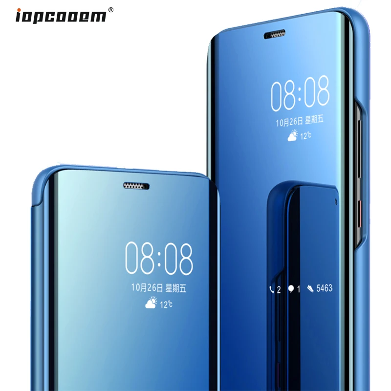 Умный Прозрачный чехол для Huawei Mate 9 Pro умный антидетонационный зеркальный