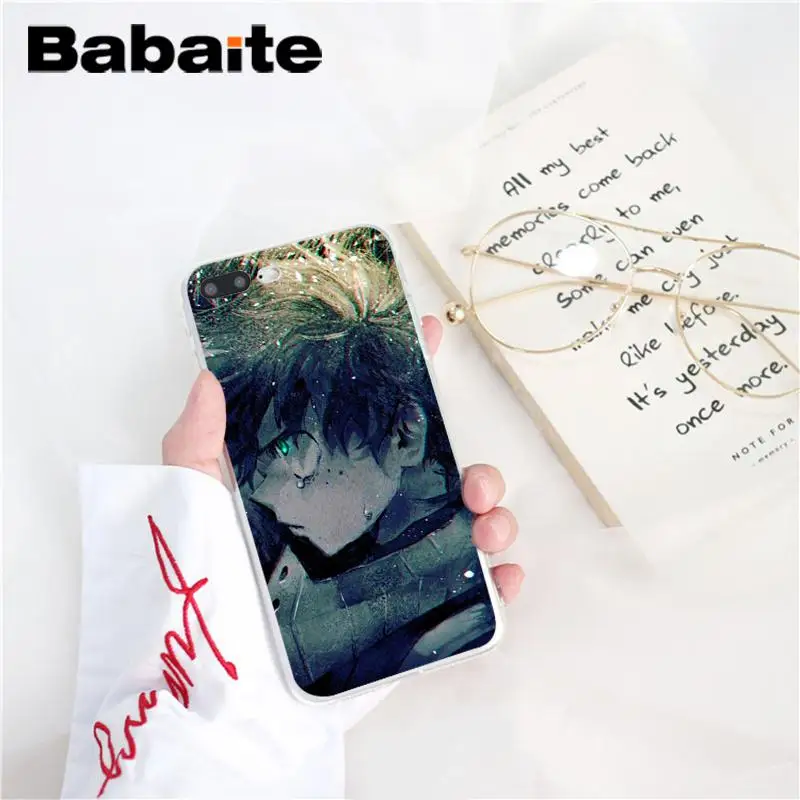 Babaite Dabi Boku no My Hero Academia TPU Soft Silicone Phone Case for iPhone 5 5Sx 6 7 7plus 8 8Plus X XS MAX XR 10 Case