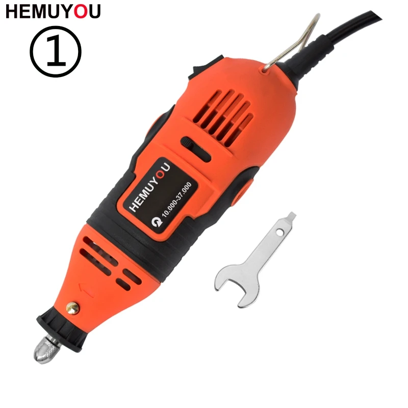 SET 1 Dremel стильная мини-дрель 180 Вт/400 Вт полировальная машина с переменной скоростью роторный инструмент с 105 шт. аксессуары для электроинструментов - Цвет: SET 1